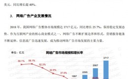 CNNIC第43次《中国互联网报告》，网络广告市场达到3717亿！